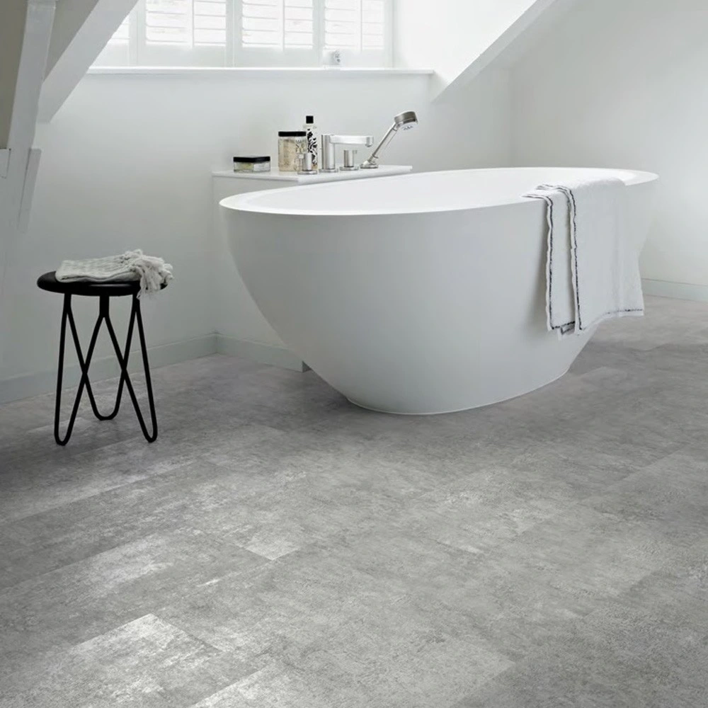 Rigid Core Click Luxury Vinyl Plank Stone Plastic Spc Marble Look Bathroom Shower Kitchen Floor Tile