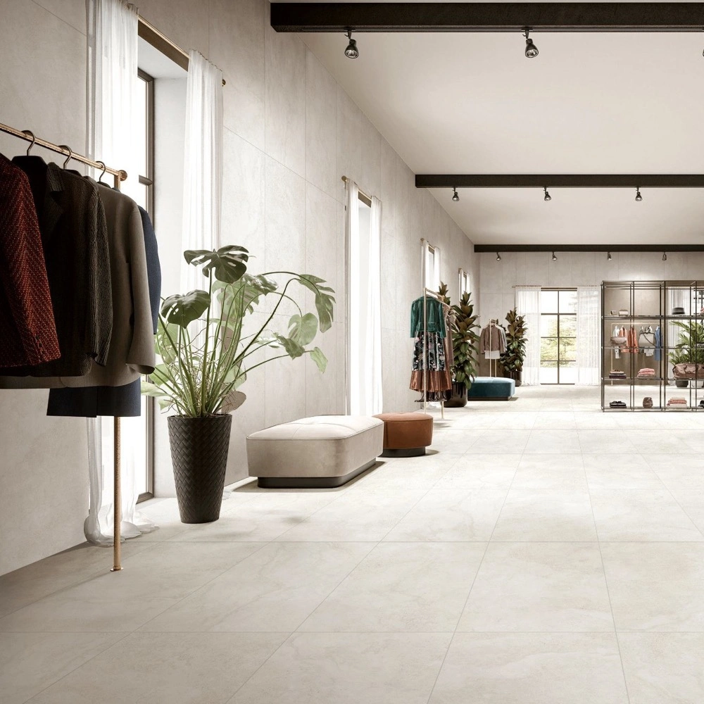 600X600mm Wholesale Ceramic Supplier Floor Non Slip Outdoor Rustic Travertine Stone Bathroom Wall Glazed Ceramic Porcelain Floor Tile Ceramic Kitchen Foshan