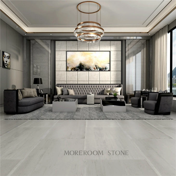 Modern Apartments Light Grey Concrete Effect Porcelain Tiles Floor