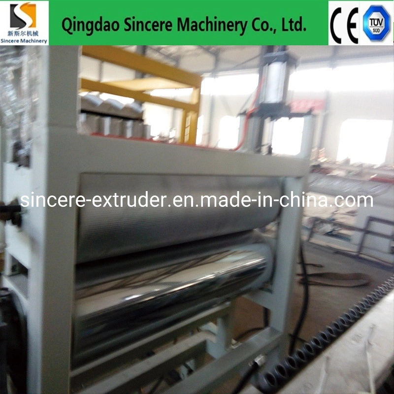 PVC Resin Composite Glazed Roofing Tile Extrusion Line, PVC Bamboo Tile Extruding Production Line 880mm 1050mm