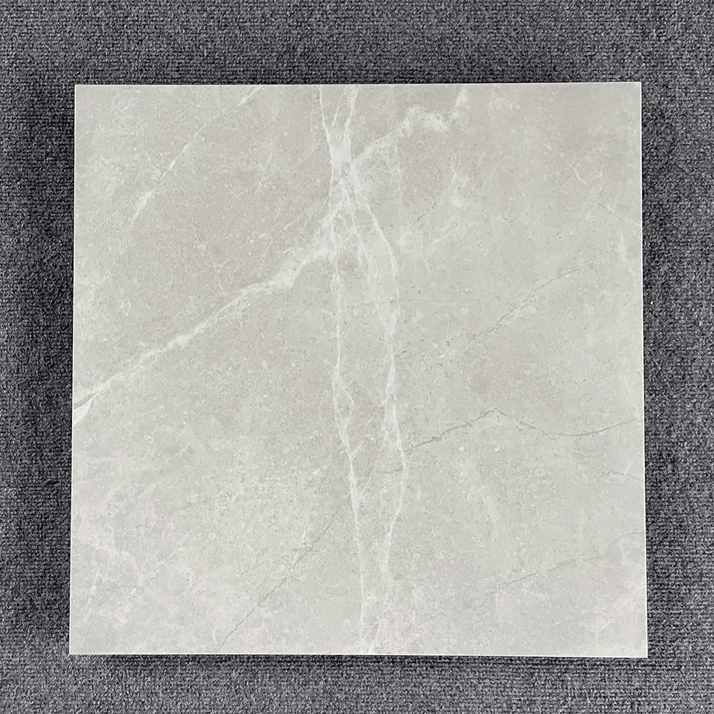 Bathroom Porcelain Glazed Polished Floor Tiles and Marbles 80X80 60X60 Grey Waterproof Ceramics Tiles
