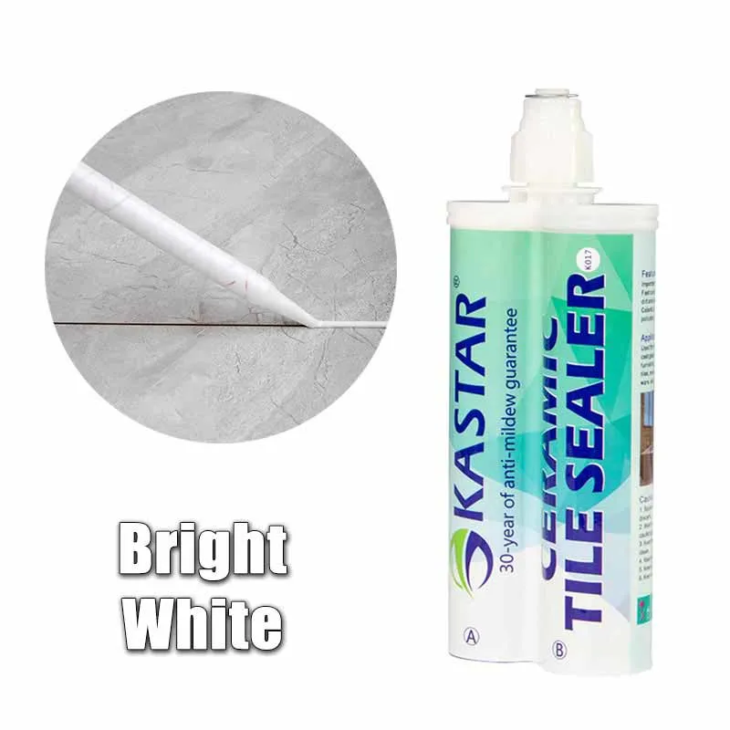 Water Resistance High Flexibility Ceramic Epoxy Tile Grout White