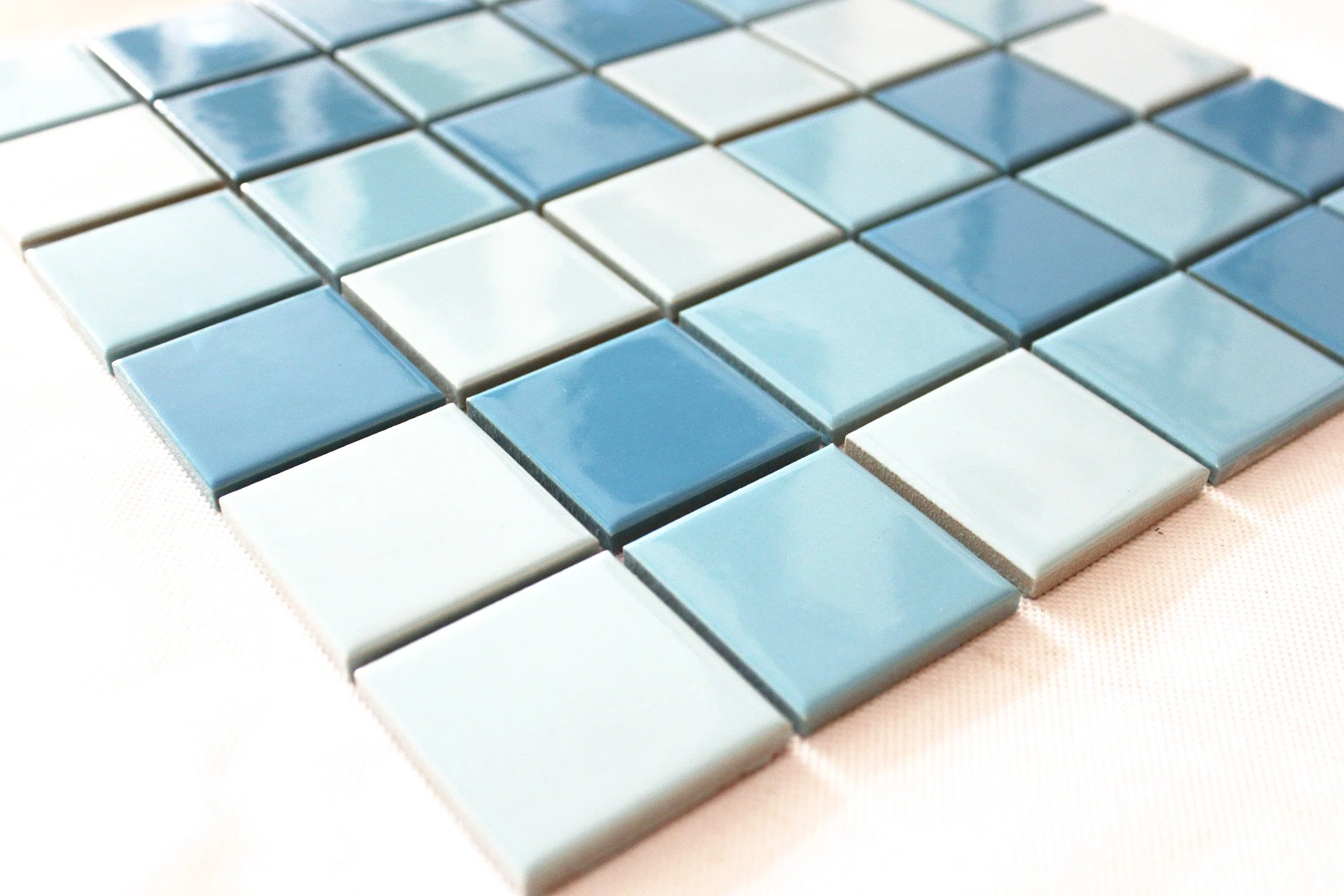 Blue Ceramic Mosaic Living Room Wall Tile Bathroom Balcony Floor Tile Toilet All-Ceramic Swimming Pool