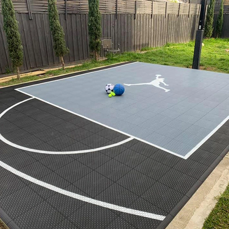 2023 New Trends Modular PP Interlock Tiles Outdoor Basketball Tennis Badminton Sport Court Flooring Tiles