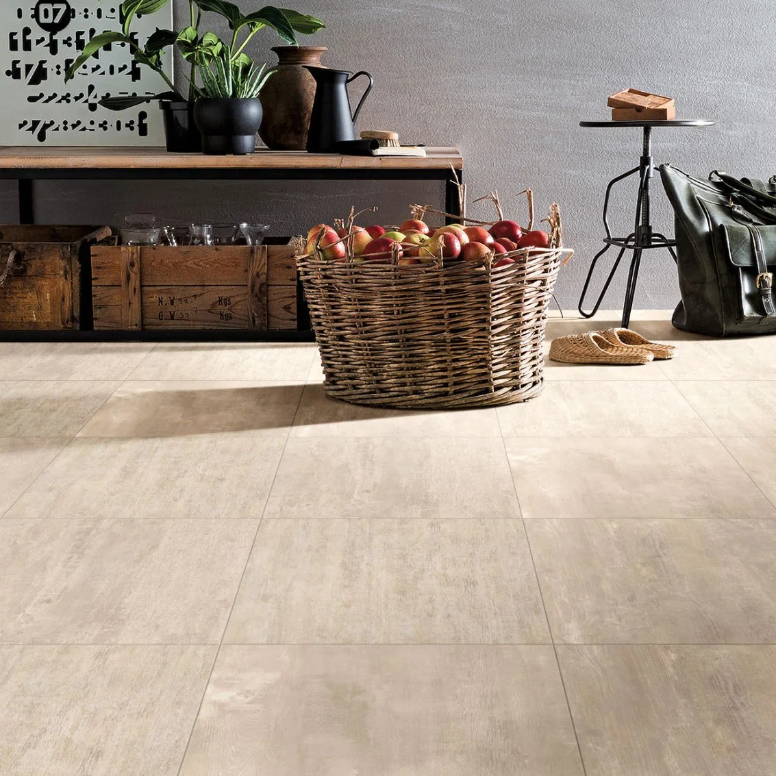 Living Room European Concept Porcelain Tile Floor and Wall Tile (OTA601-BEIGE)