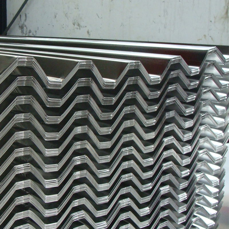 26 Gauge 4FT X 8FT Sheets Corrugated Galvanized Steel Sheet Metal Roof Tiles Wall