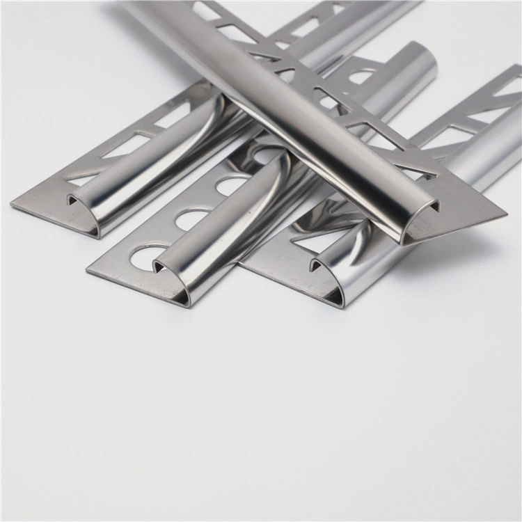 Niuyuan Metal Stainless Steel Tile Trim , Stainless Steel Ceramic Tile Trim , Corner Edge Tile Trim