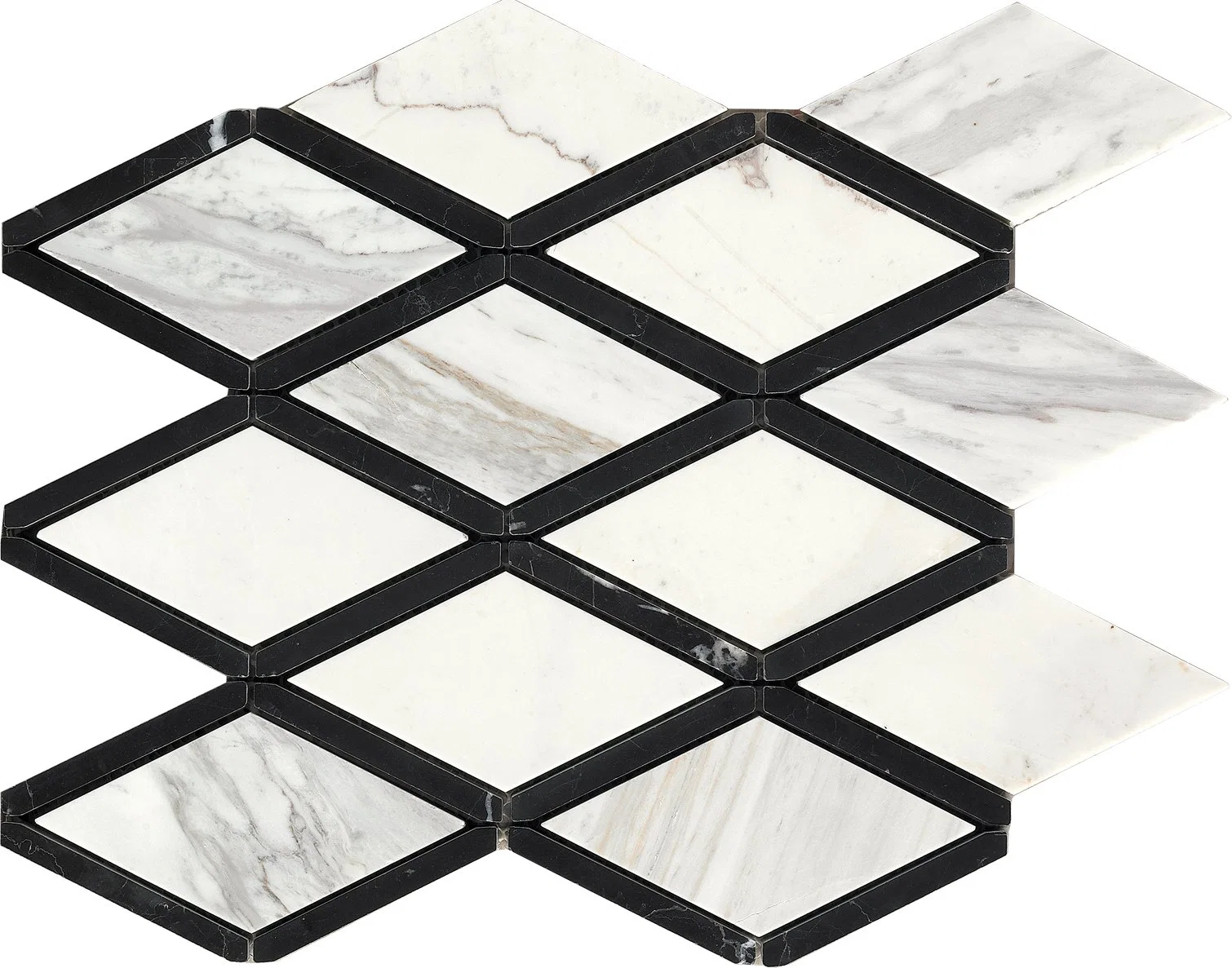 Gray Mix Black Fashion Design for Wall Decoration Mosaic Tile