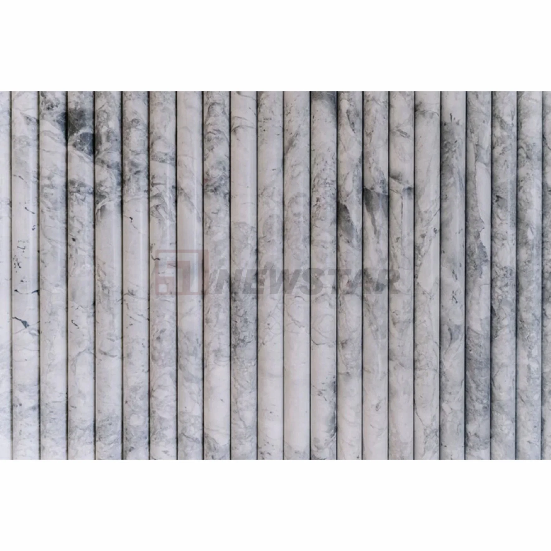 Natural Mosaic Fluted Tile Kitchen Bathroom Super White Quartzite Fluted Wall Panel Flute Marble Tiles