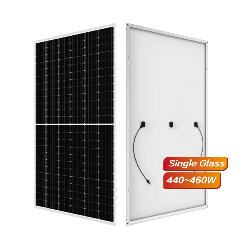 440W 450W 460 Watts Solar Panel EU Stock Black The Roof of The Household Is Tiled