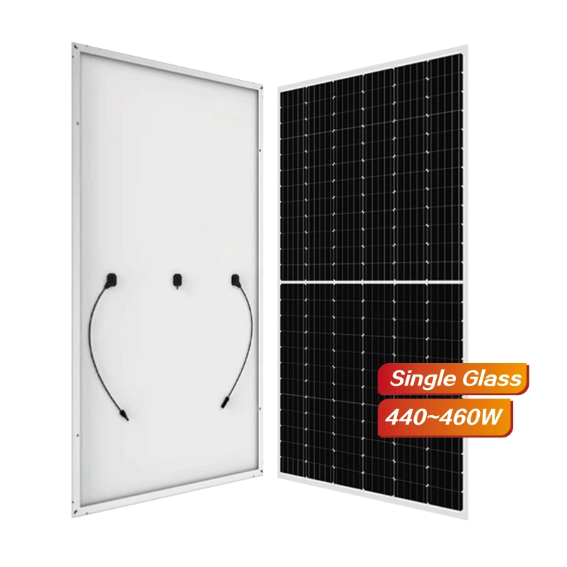 440W 450W 460 Watts Solar Panel EU Stock Black The Roof of The Household Is Tiled