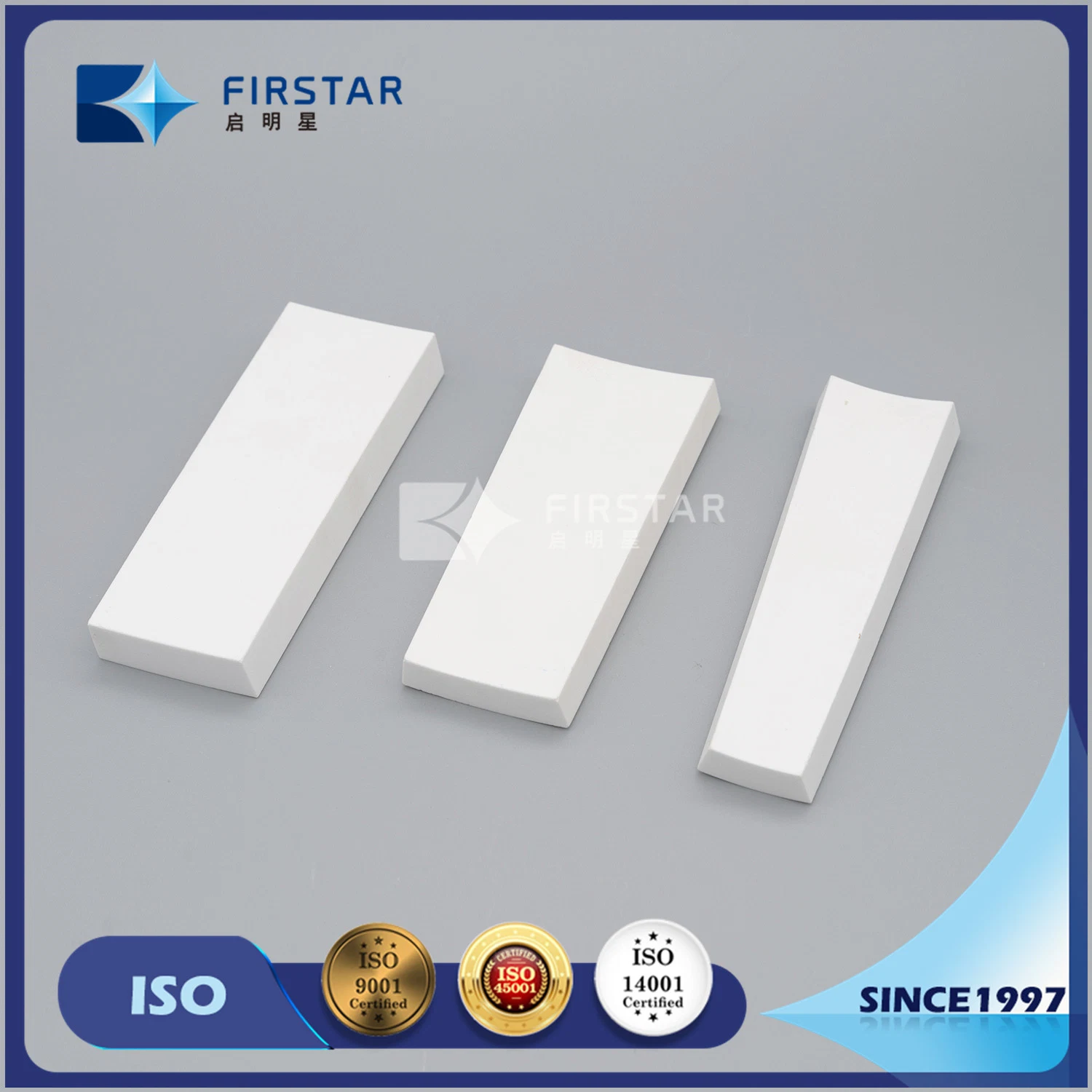 92% and 95% Al2O3 Corner Ceramic Tiles for Steel Fabrication Made in China with Competitive Prices