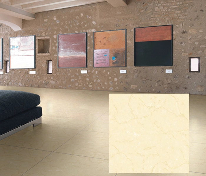 Cheap Beige Porcelain Tile with Polished Glazed Surface