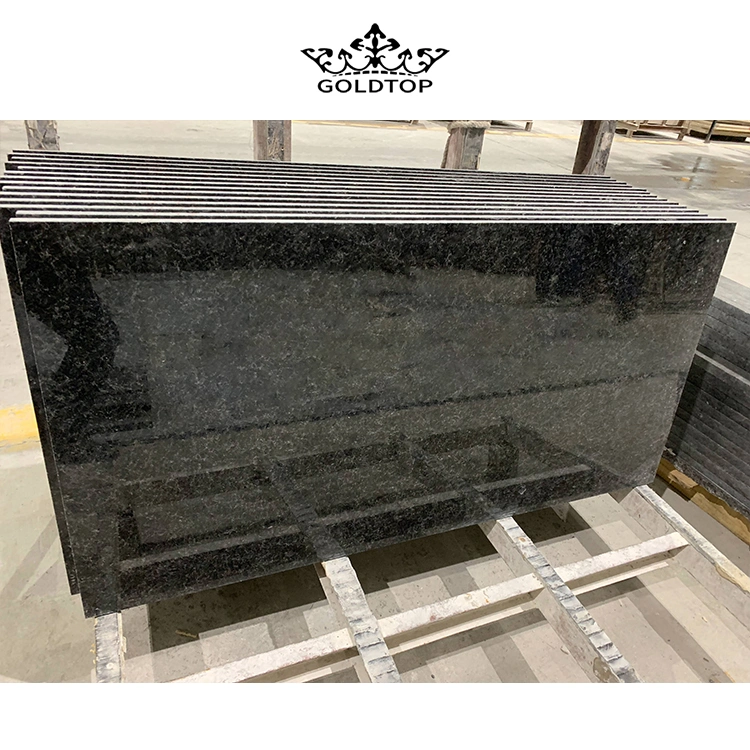 Rockfaced, Sandblasted, Tumbled, Flamed Black Angola Granite Tiles for Interior, Exterior, Wall, Floor, Paving Project