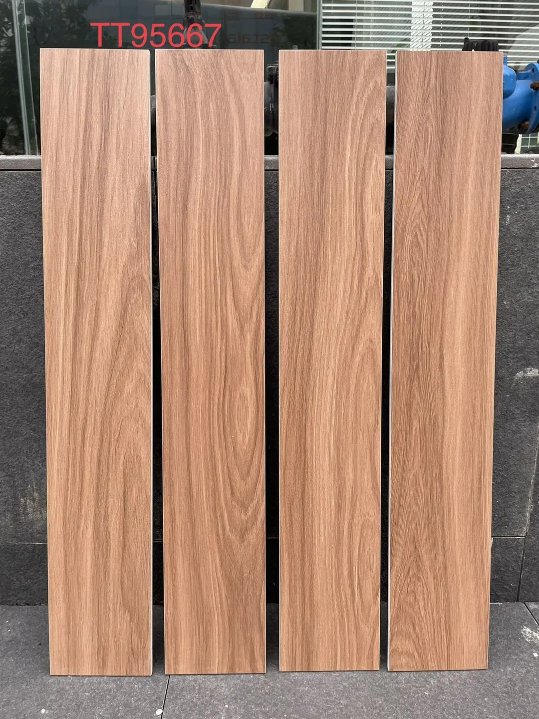 Foshan Factory Wholesale 150X900mm Wood Look Ceramic Tile in Living Room for Floor Decoration