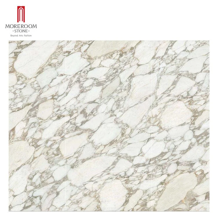 Large Format 3200*1600 Calacatta Series White/Gold/Grey Marble Look Porcelain Floor Tile Sintered Stone