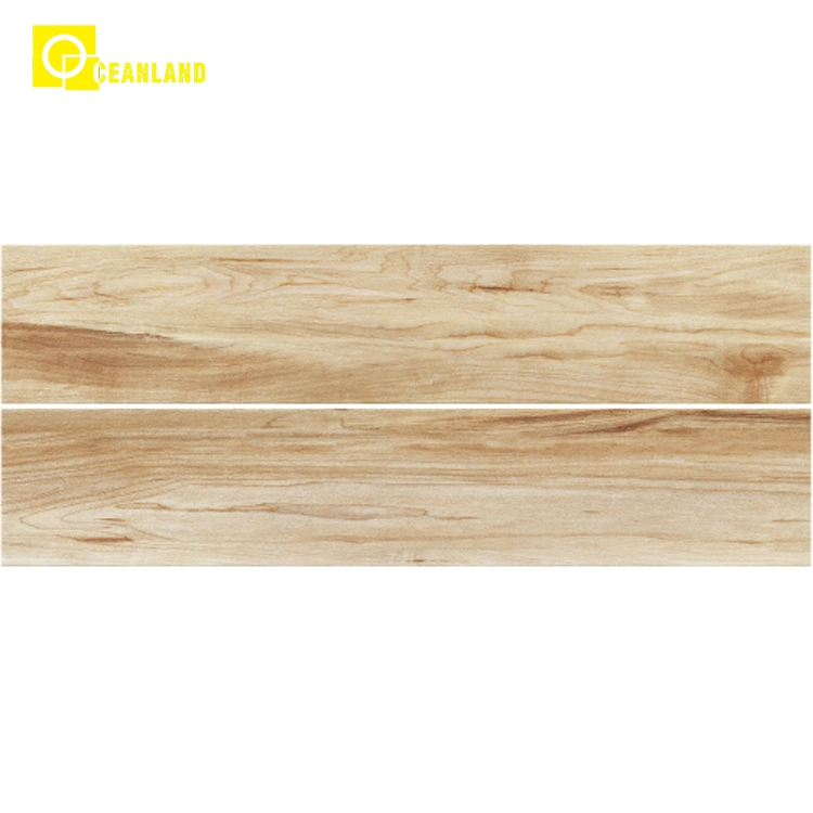 China Factory Wood Color Ceramic Porcelain Floor Tiles