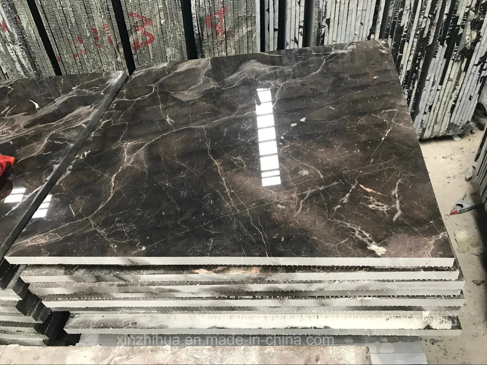 China Dark Emperador Cheap Gray/Brown Marble Slabs Flooring/ Walling Tiles Marble/Stairs