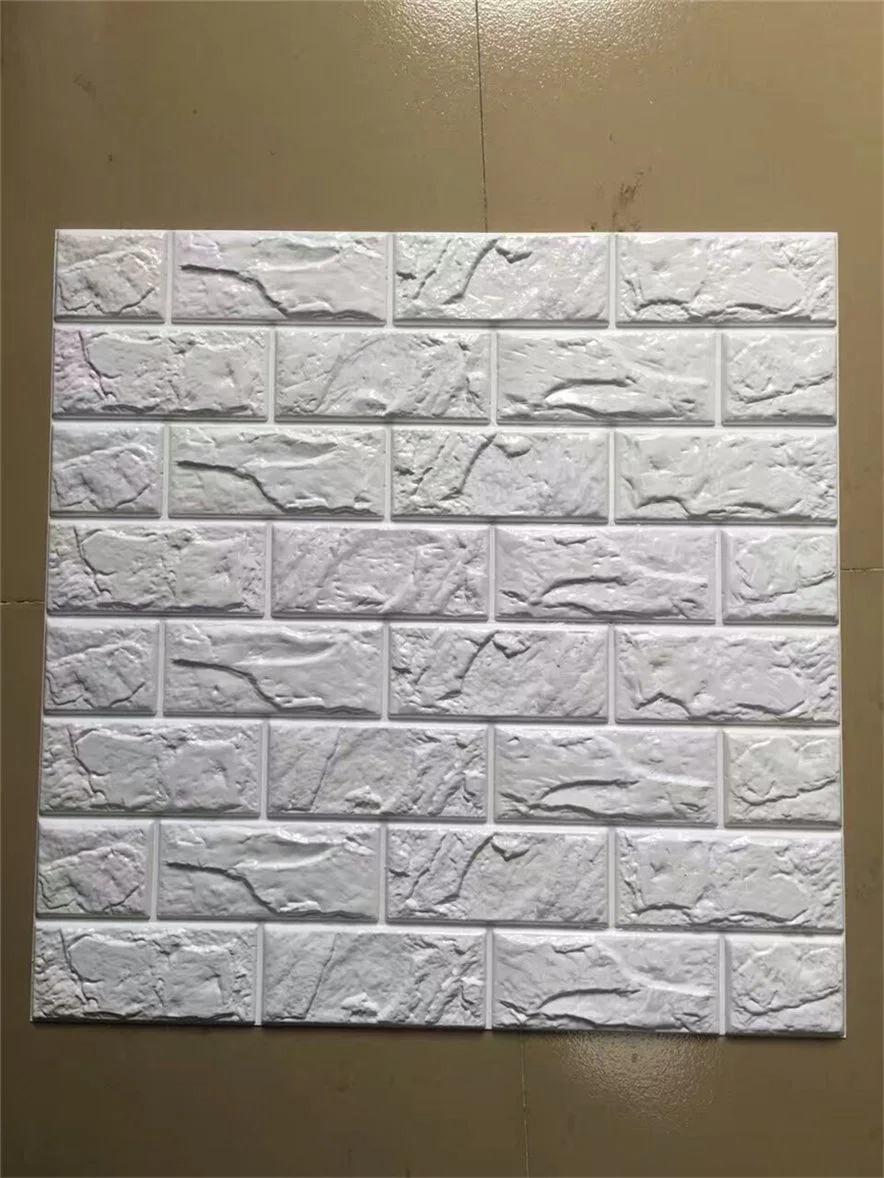 3D Dimensional Wall Panels Interior Brick Decorations PVC Wall Sticker
