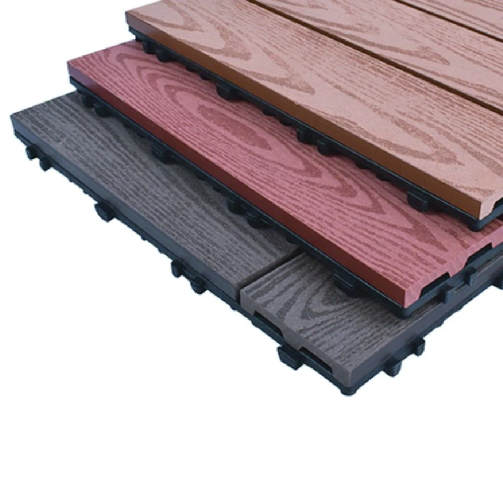 European Anti-Static Bammax Wood Plastic Composite 300X300mm China Decking Tile Tiles with High Quality