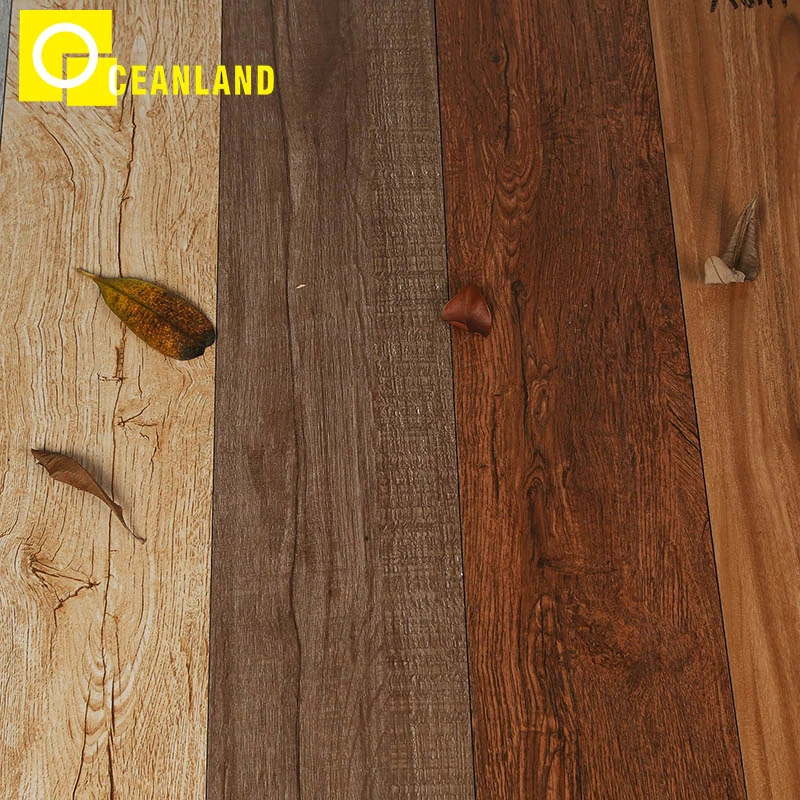 Vitrified Customizable Polished Wear-Resistant Natural Wood Ceramic Tile