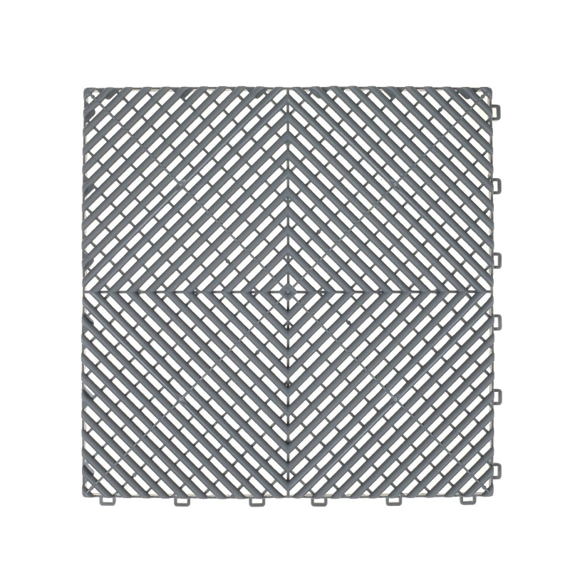 CE Removable Interlocking PP Vented Garage Floor Tiles for Garage Hangar Patio Showroom Event Floor