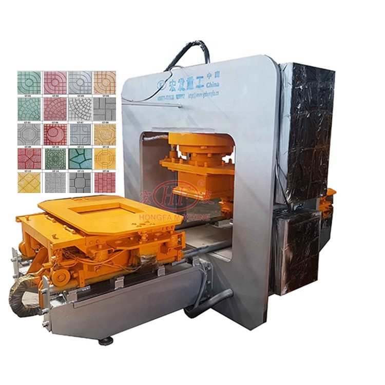 Polishing Tile Machinery Terrazzo Machine in Ethiopia Cement Tiles Hydraulic Press Machine