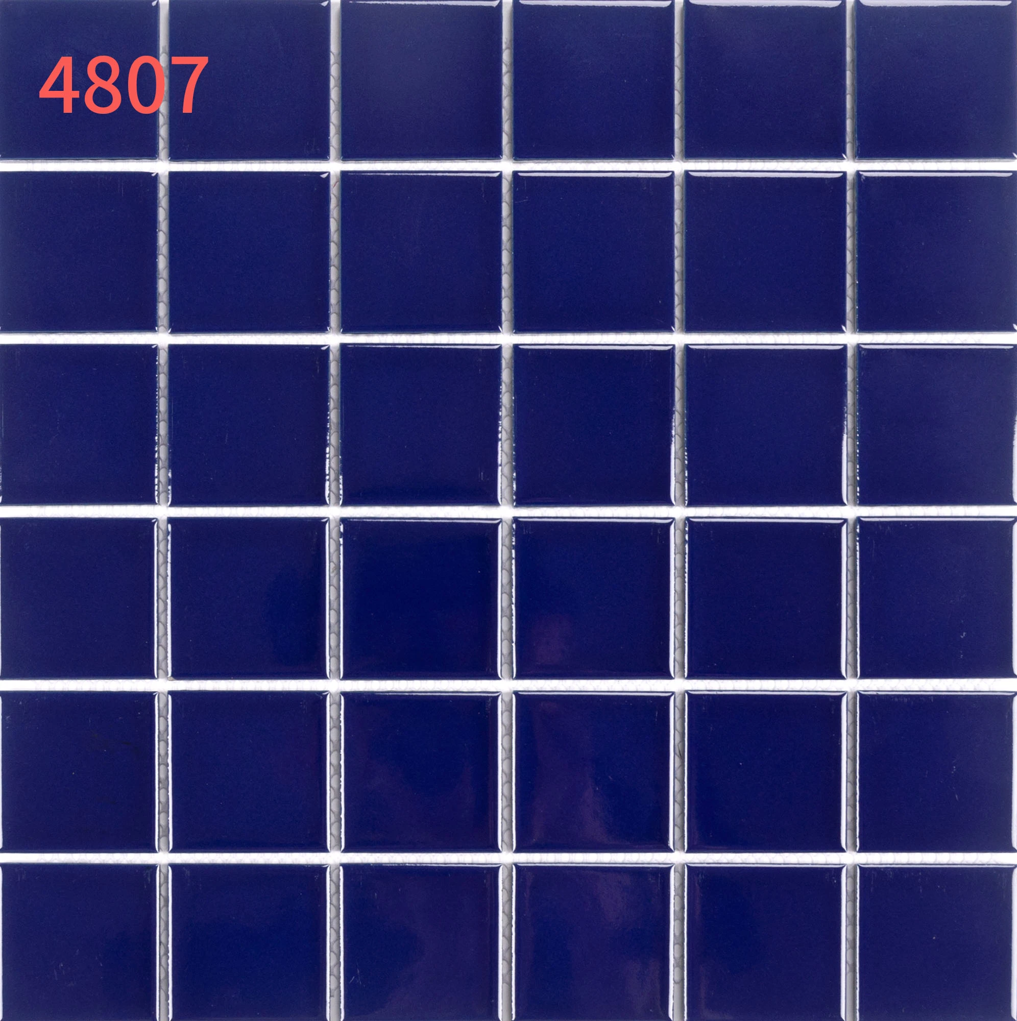 12X12 Anti Slip Blue Ceramic Mosaic for Swimming Pool Tile
