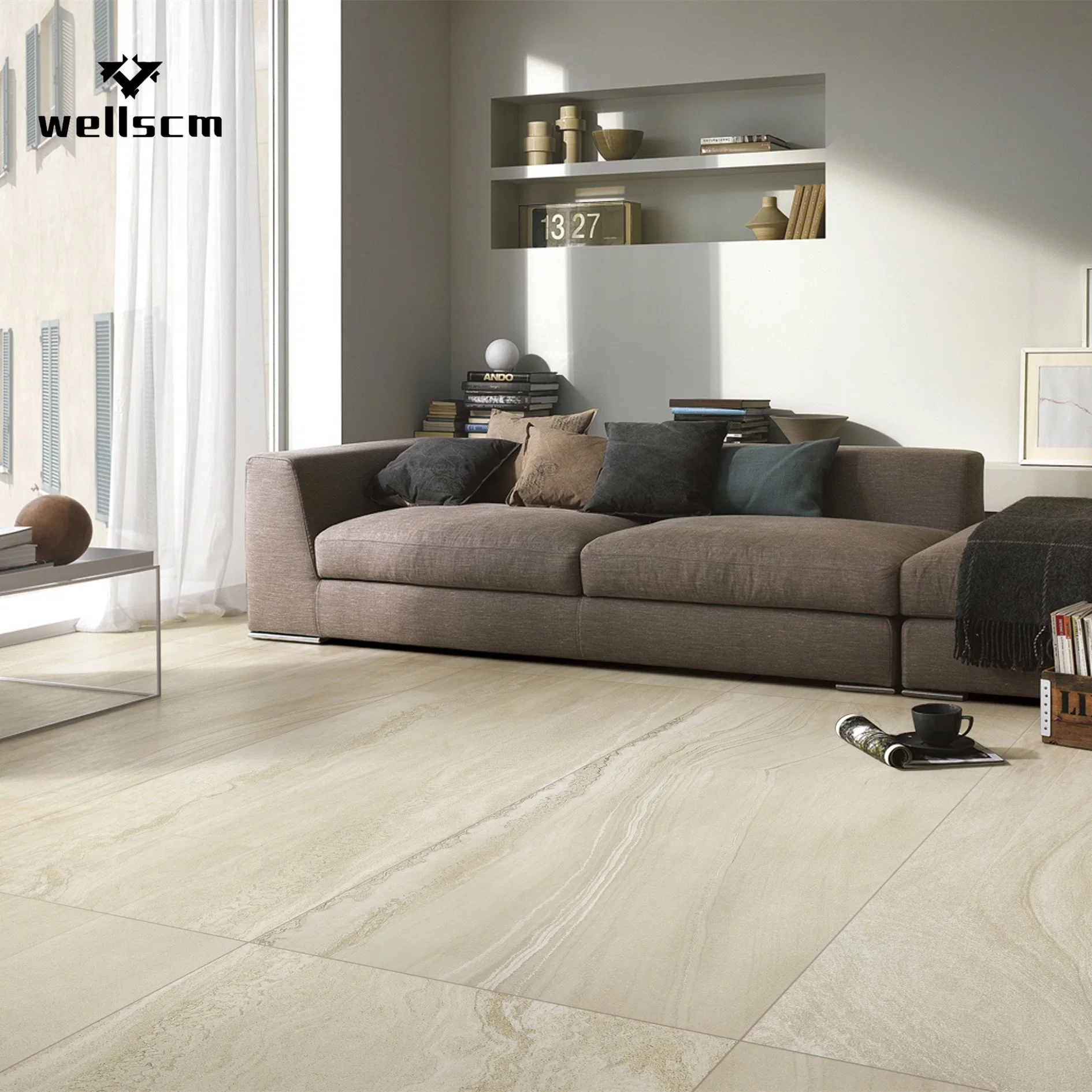 Matte Classic Design Non-Slip Rustic Ceramic Tiles 60X60 Cement Look Floor Tiles Porcelain Tile