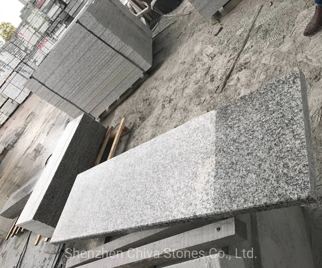 Bianco/Cristal Granite Walling /Flooring/Staircase Cheap Grey Sesame Granite Stone Paving Tiles/Slabs