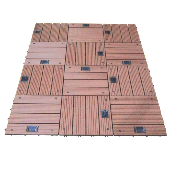 European Outdoor 300X300mm China WPC Wood Plastic Composite Wholesale Deck Tiles