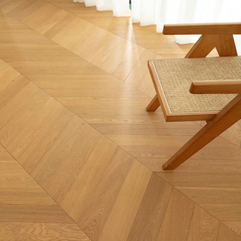 Dongguan Fishbone / Chevron Floor Select Grade Engineered Wooden Flooring Tiles
