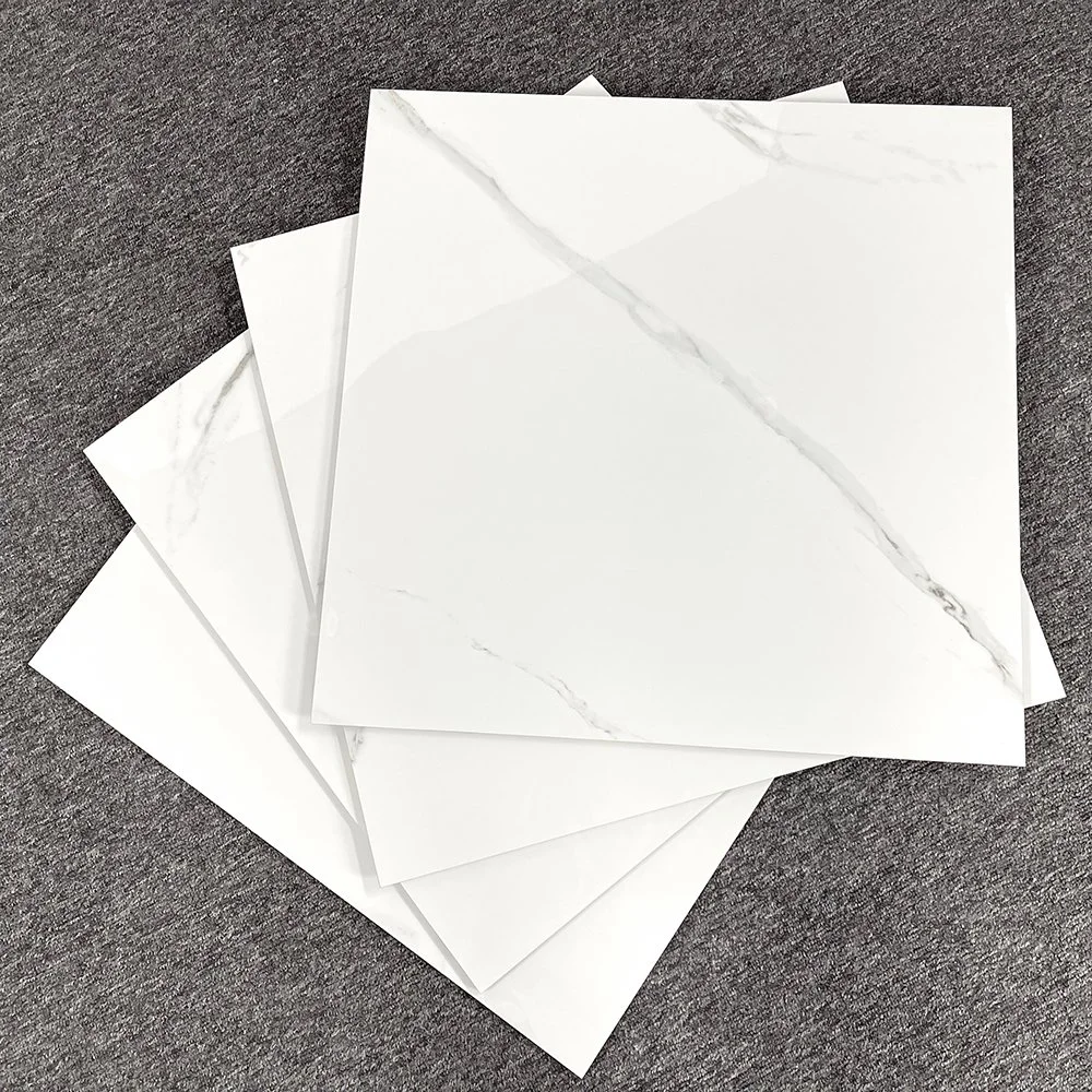 White Marble Porcelain Floor Tiles 60X60 for Living Room
