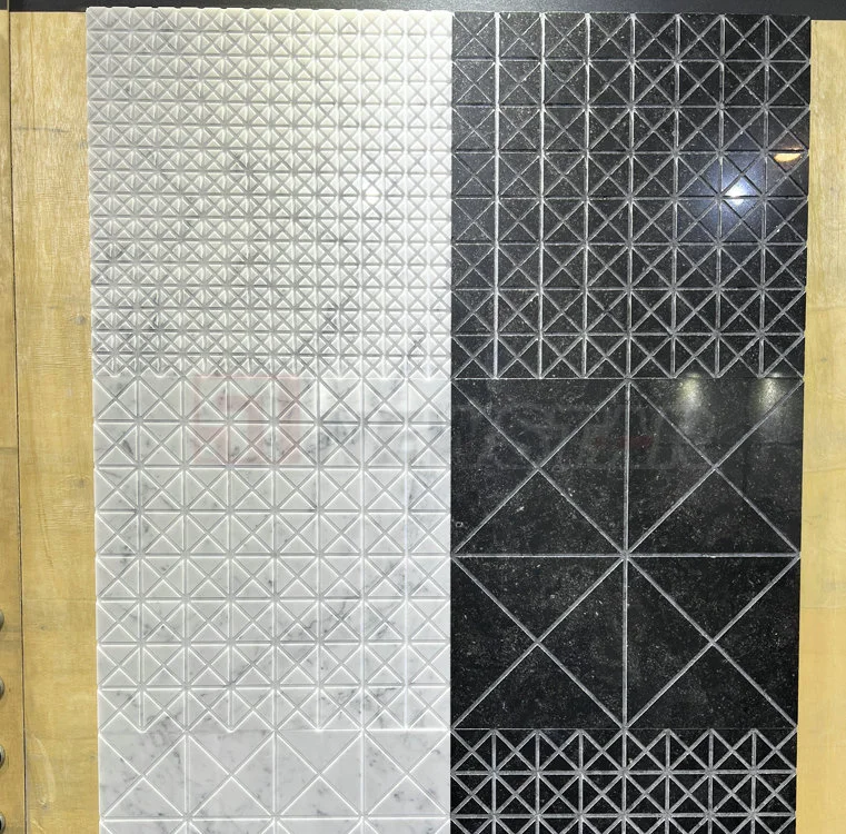 Living Room Wall Cladding Tile Calcutta Gold Marble Matt Tiles Marble Mosaic Gold