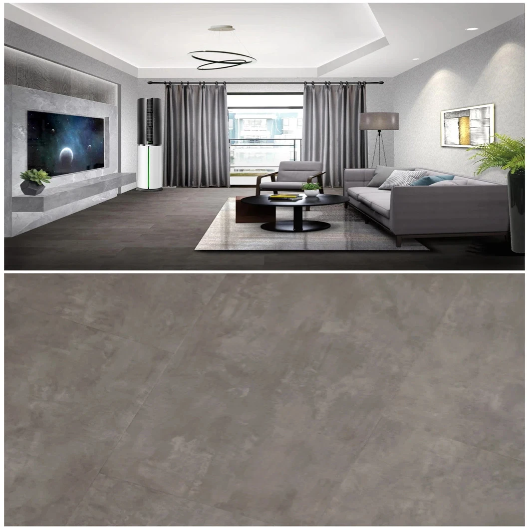 Rigid Core Click Luxury Vinyl Plank Stone Plastic Spc Marble Look Bathroom Shower Kitchen Floor Tile