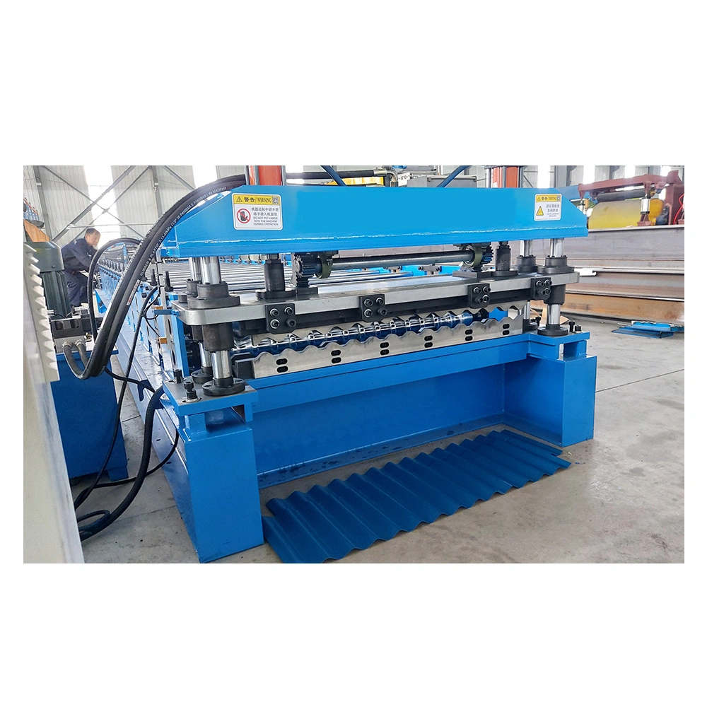 Automatic Corrugated Wave Panel Metal Wall Plate Roof Roofing Sheet Making Tiles Roll Forming Machine Machinery