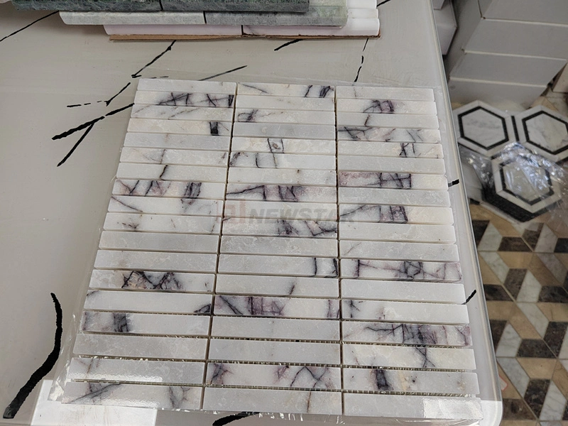 Decorative Wall Decoration Kitchen Backsplash Bathroom Marble Tile Exterior mosaic Tile Mosaics Square Meter Marble Tile
