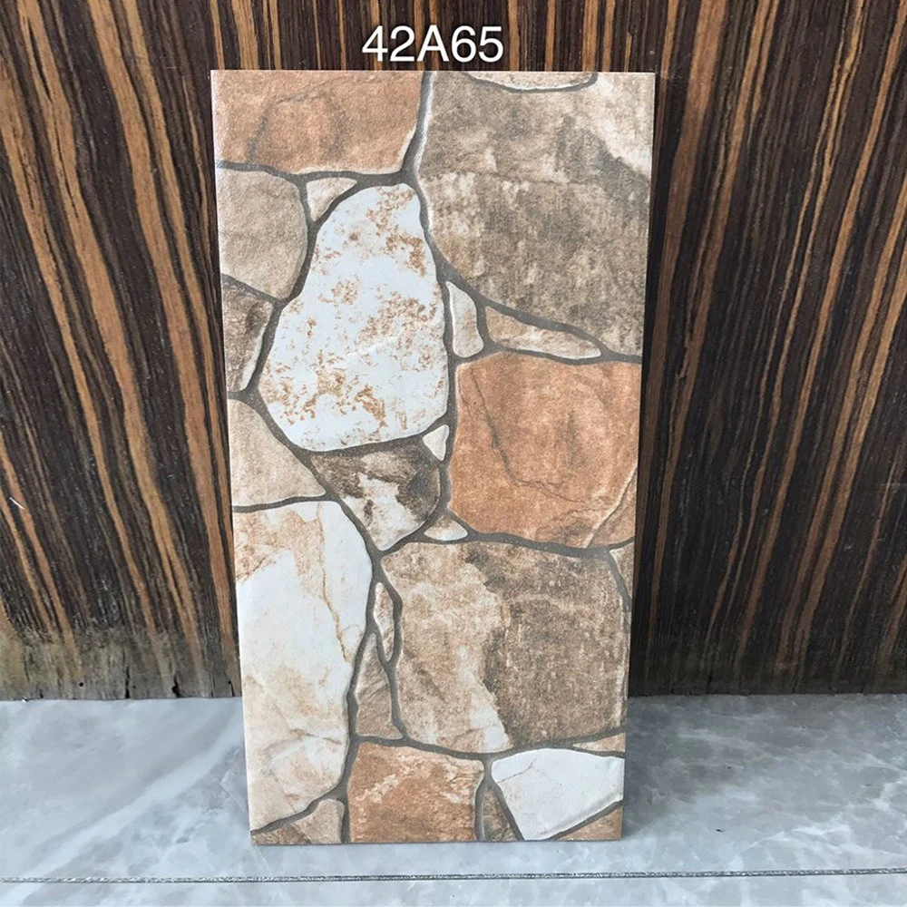 Rustic Tile Matt Surface 200X400mm Stone Design Wall Tile Outdoor Non Slip Joint Ceramic Rustic Glazed Tile