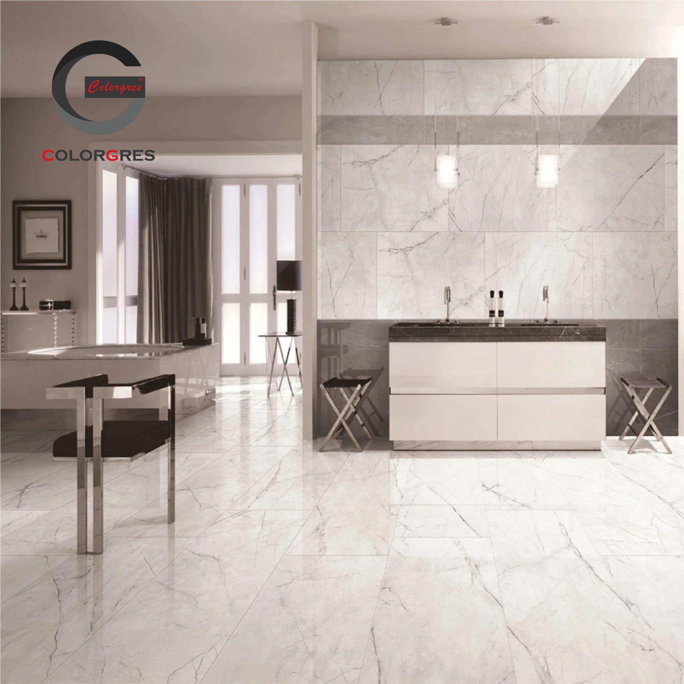 Foshan Building Material Full Body Full Glazed Porcelain Floor Tiles (600*1200mm)