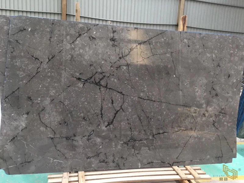 Marble Floor/Wall Tile Kitchen/Vanity/Countertop/Bathroom Grey/White/Black/Brown Marble Slab Project