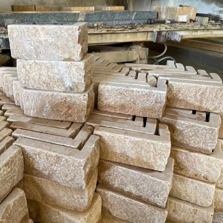China Yellow Beige Limestone Wall Tiles Panels for Exterior Wall Cladding
