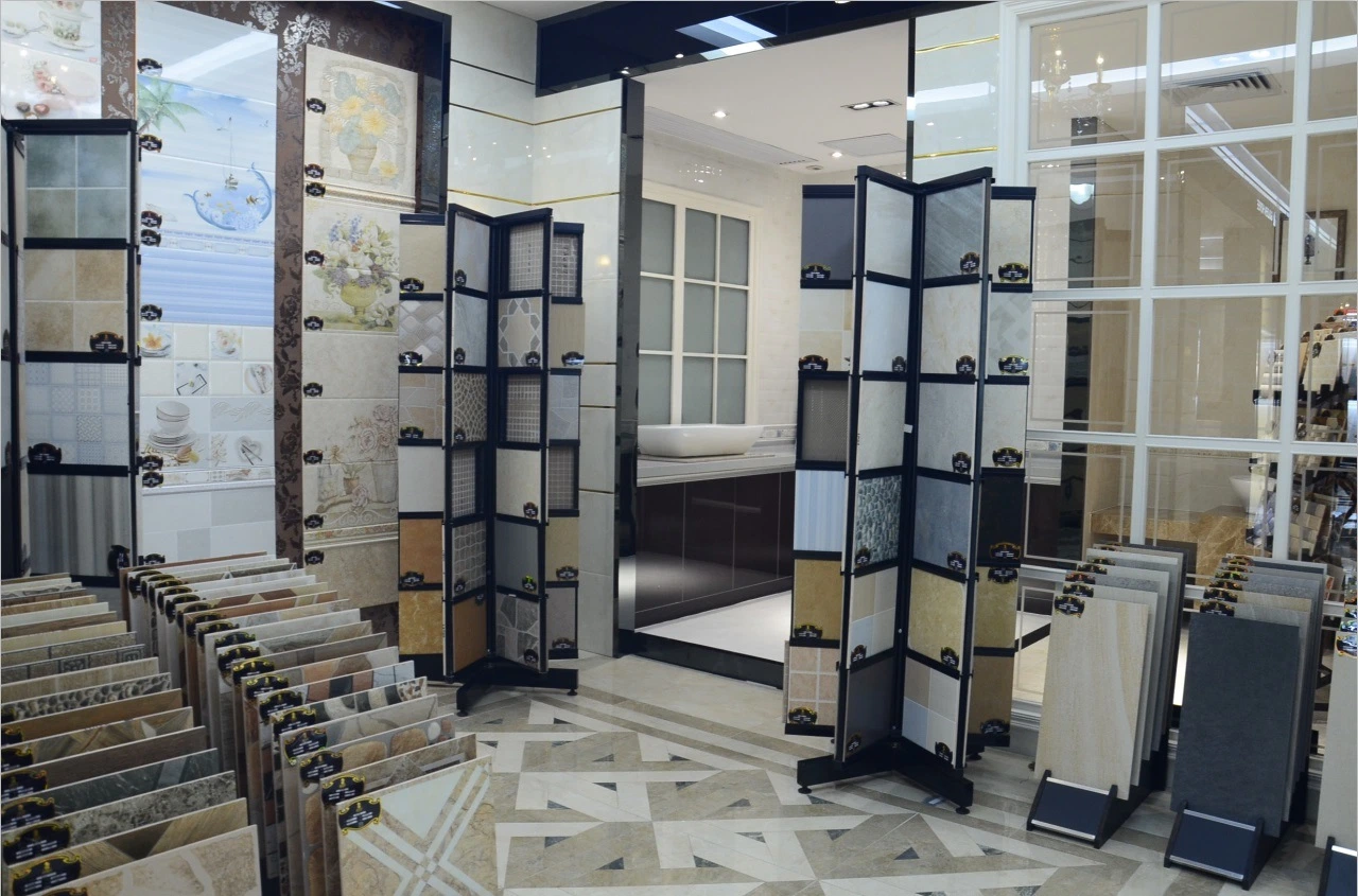 300*600mm White Color Diamond Rhombus Pattern Bathroom Decoration Ceramics Wall Tiles