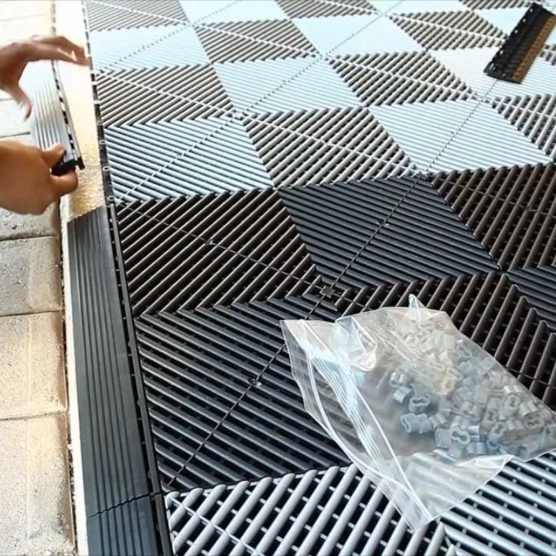Easy to Clean Multi-Used Car Wash Floor Tiles Porch Tiles Workshop Floor