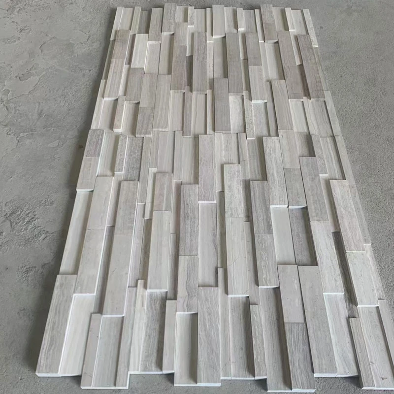 Stone Wall Tile Snow White Quartzite Culture Stone Prices Z Shape Stone Wall Tile