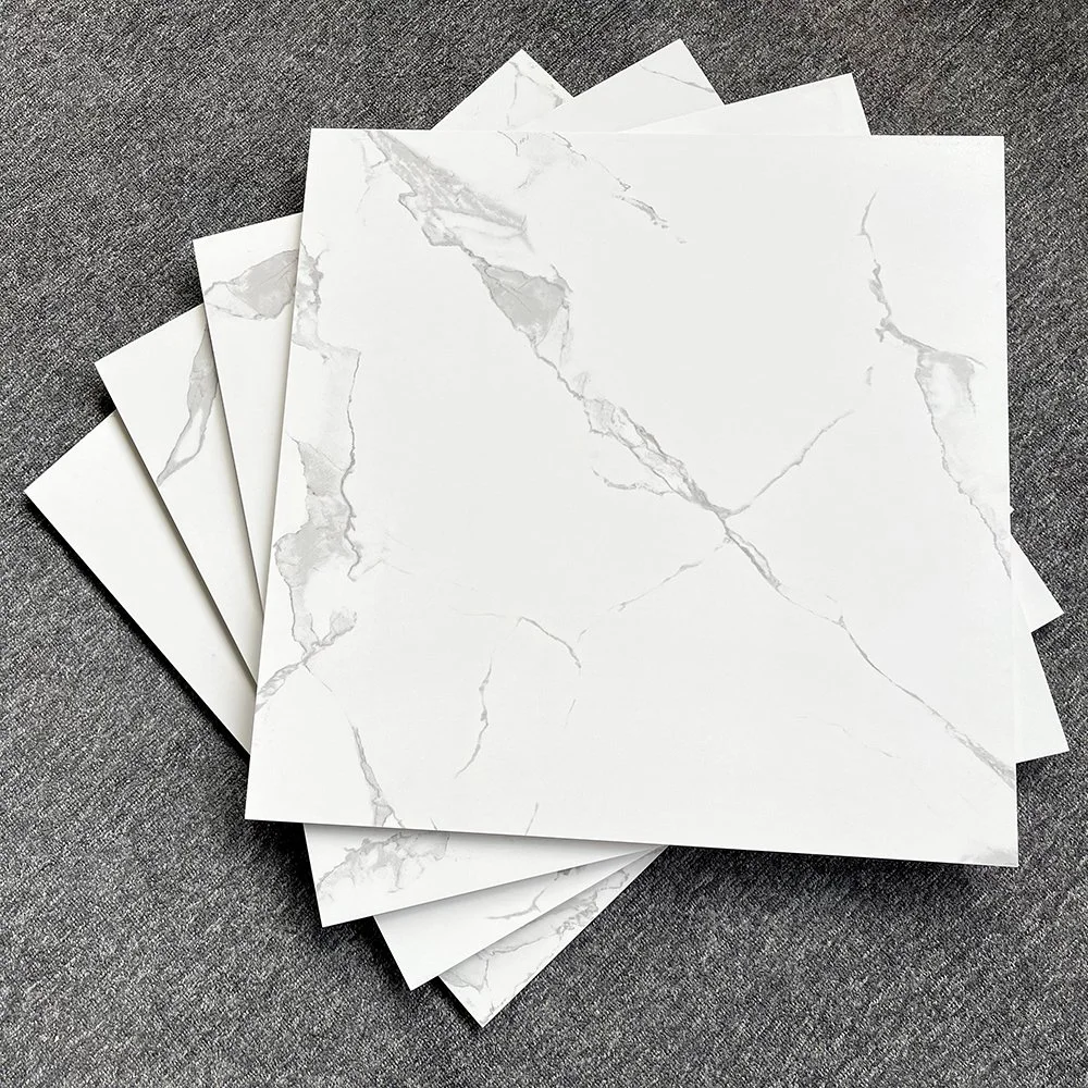 Foshan Living Room Porcelain Floor Tiles Non Slip White Marble Tile