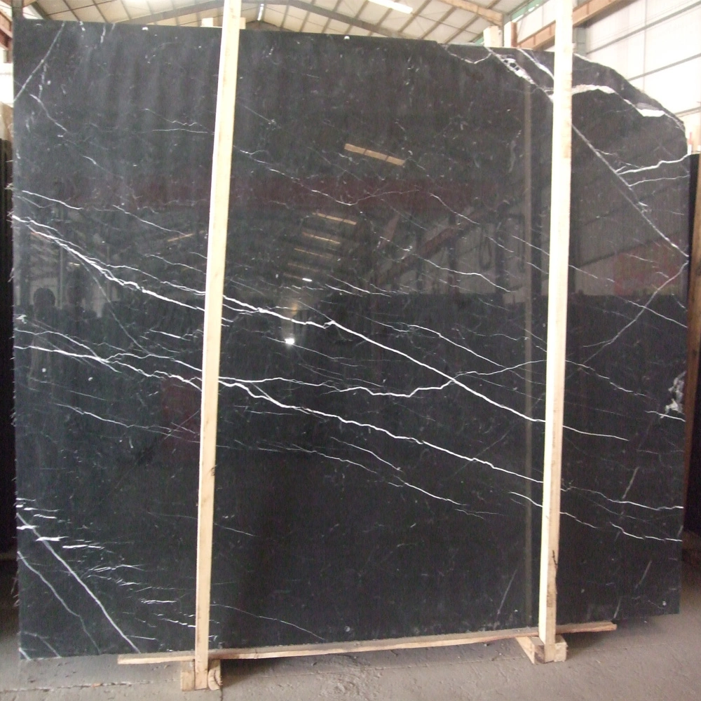 High Quality Polished Glazed White Black Marble Tile Bathroom Tiles Building Materials Wall Floor Marble Slabs
