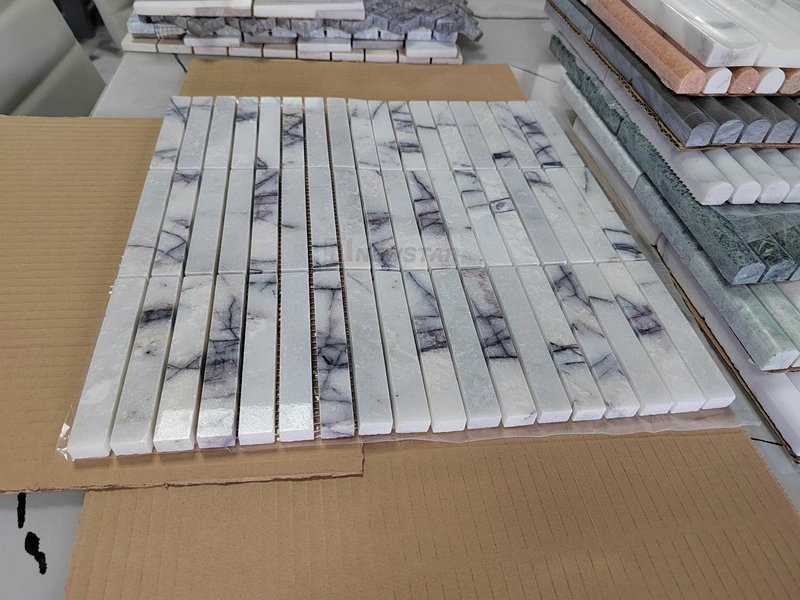 Decorative Wall Decoration Kitchen Backsplash Bathroom Marble Tile Exterior mosaic Tile Mosaics Square Meter Marble Tile