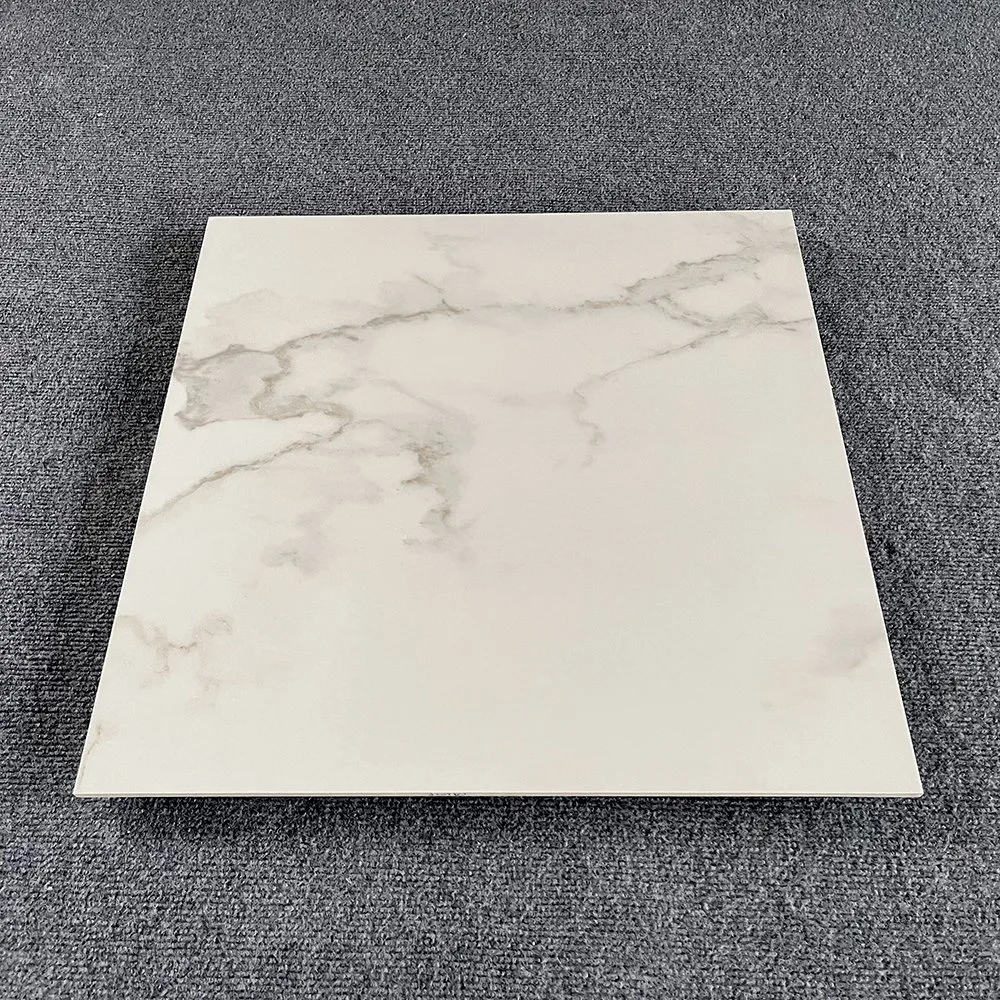 Living Room Floor Porcelain Tile White Marble Vitrified 80X80 Floor Tile Price
