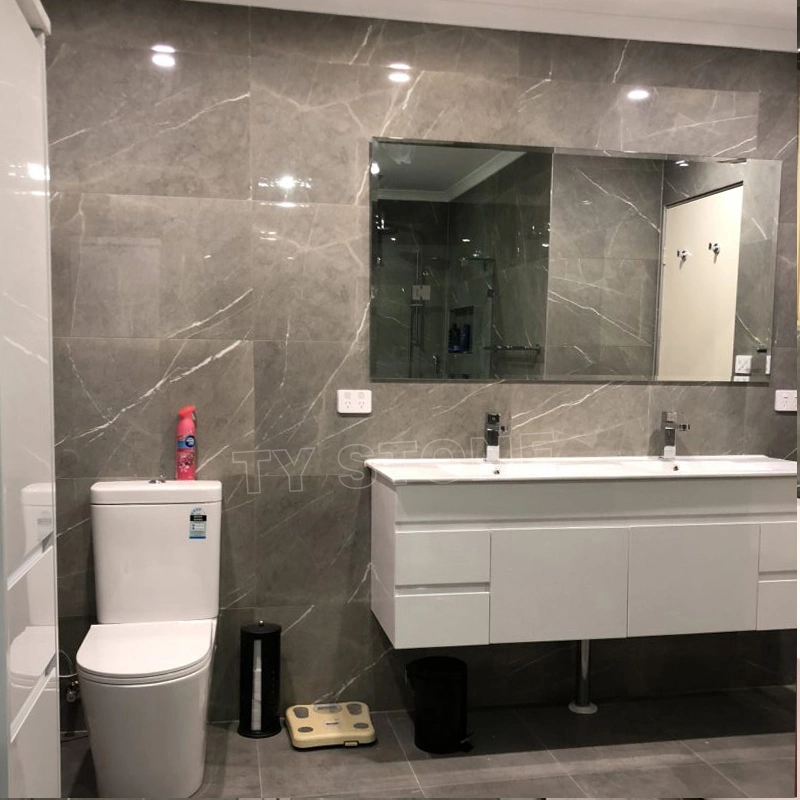 Natural Grey Stone Pietra Grey Marble Tile for Bathroom