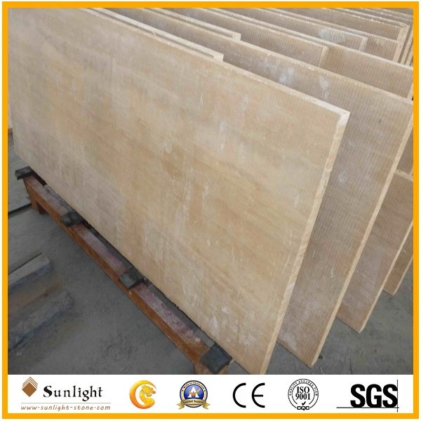 Polished Roman Beige Marble Travertine for Kitchen and Bathroom Tiles